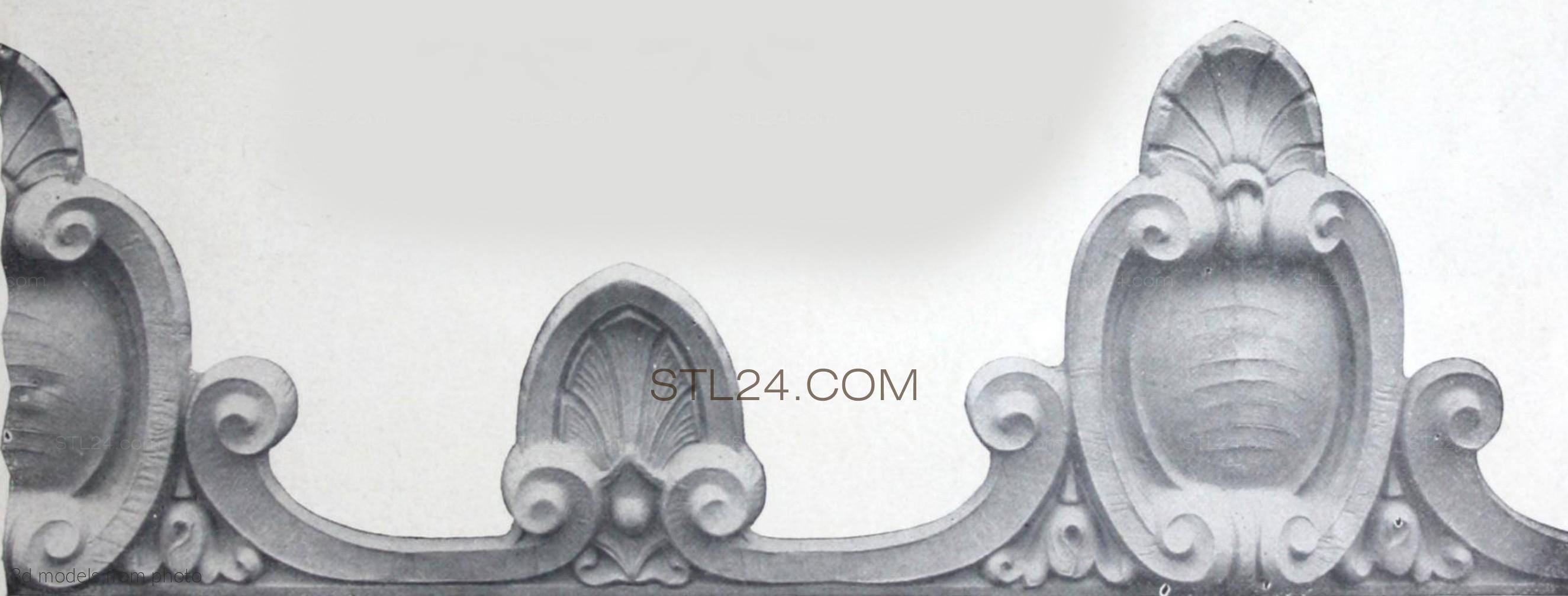Фризы (FRIESE_1510 -  | 3D model 3DSMAX / OBJ / STL) 3D модель для ЧПУ станка